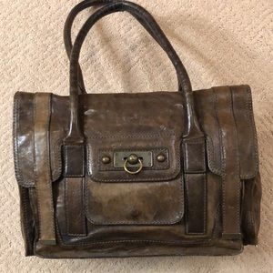 [Frye] Cameron distressed leather satchel